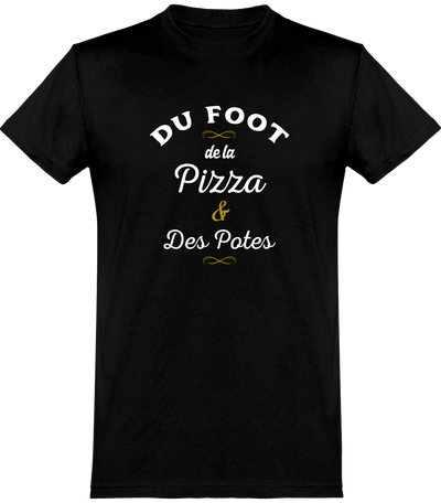  T shirt homme foot, pizza & potes