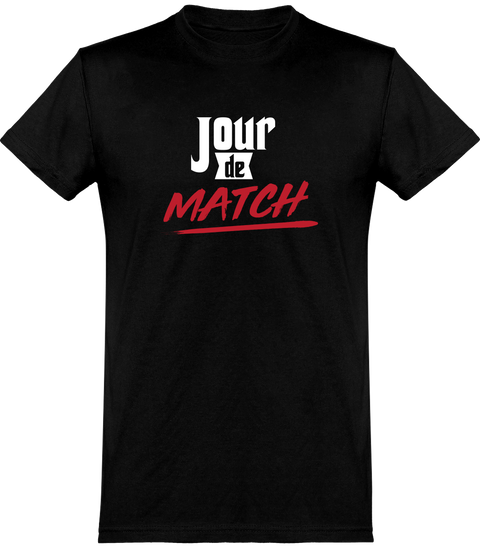  T shirt homme jour de match sport