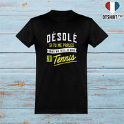  T shirt homme je suis au tennis