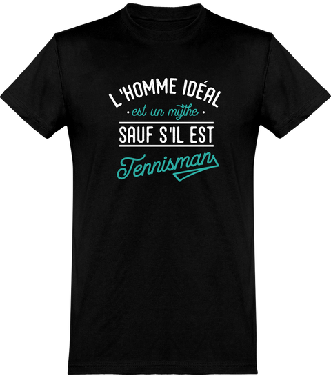  T shirt homme l'homme idéal tennisman