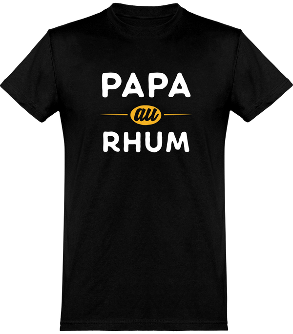  T shirt homme papa au rhum