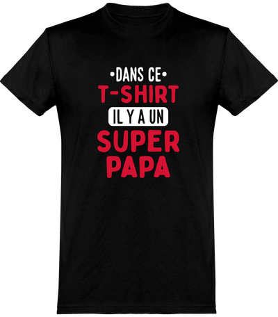  T shirt homme super papa