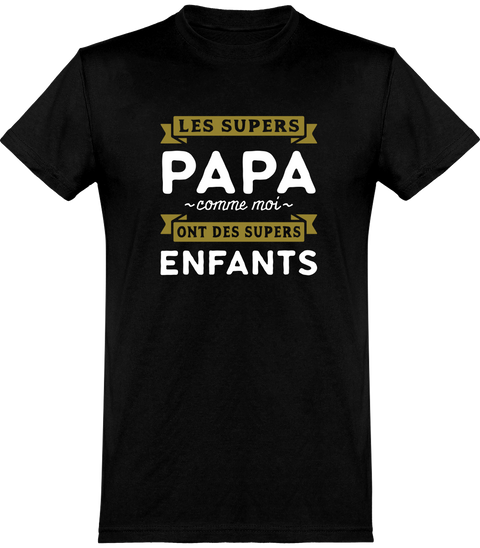  T shirt homme les supers papa