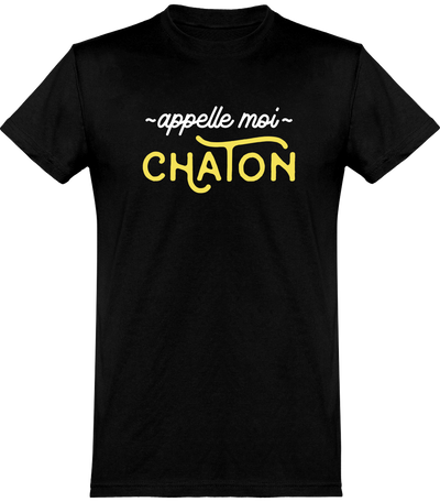  T shirt homme appelle moi chaton