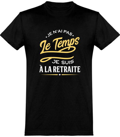  T shirt homme pas le temps