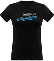 T shirt femme j'peux pas j'ai musculation