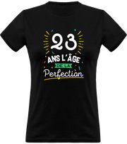 T shirt femme 23 ans la perfection