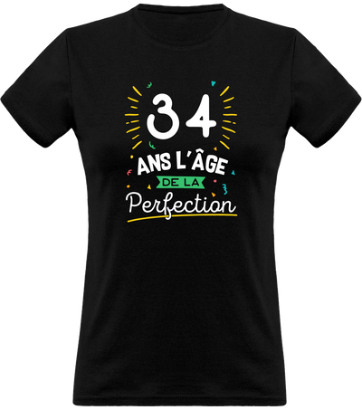 T shirt femme 34 ans la perfection