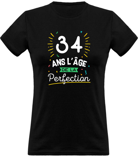 T shirt femme 34 ans la perfection