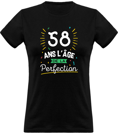 T shirt femme 58 ans la perfection