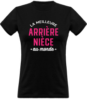 T shirt femme la meilleure arrière nièce au monde