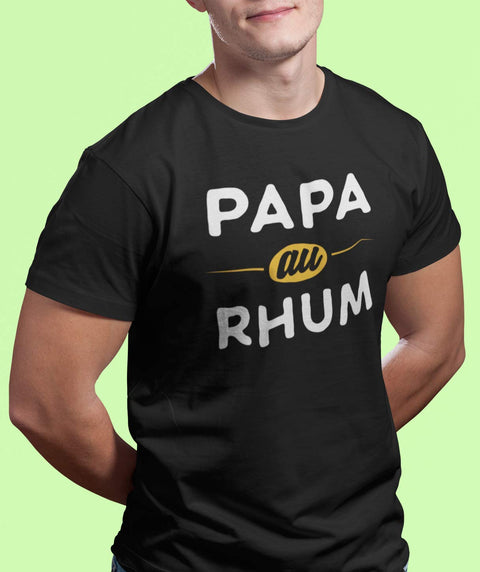  T shirt homme papa au rhum