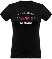 T shirt femme la meilleure comme paparciale au monde