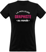 T shirt femme la meilleure graphiste au monde