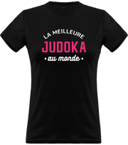 T shirt femme la meilleure judoka au monde