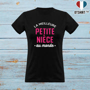 T shirt femme la meilleure petite nièce au monde