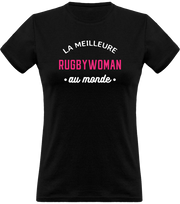 T shirt femme la meilleure rugbywoman au monde