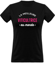 T shirt femme la meilleure viticultrice au monde