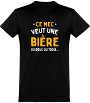  T shirt homme ce mec veut une bière