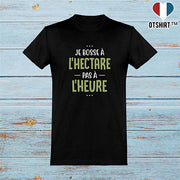  T shirt homme je bosse à l'hectare