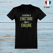  T shirt homme je bosse à l'hectare