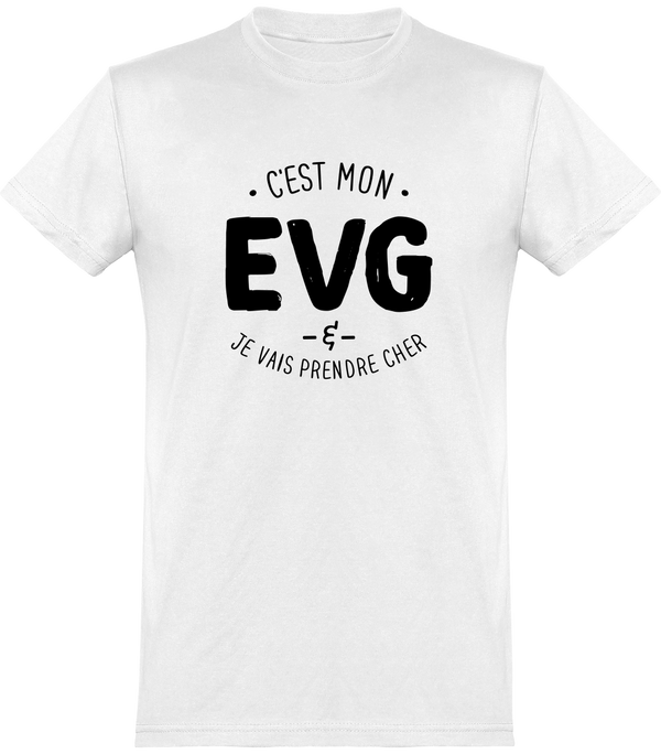  T shirt homme c'est mon EVG