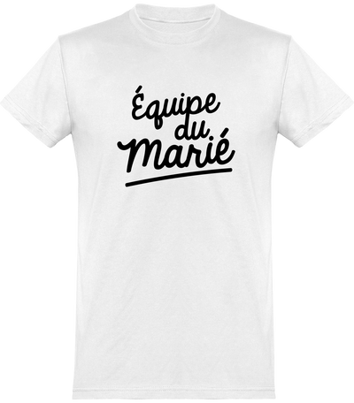  T shirt homme équipe du marié