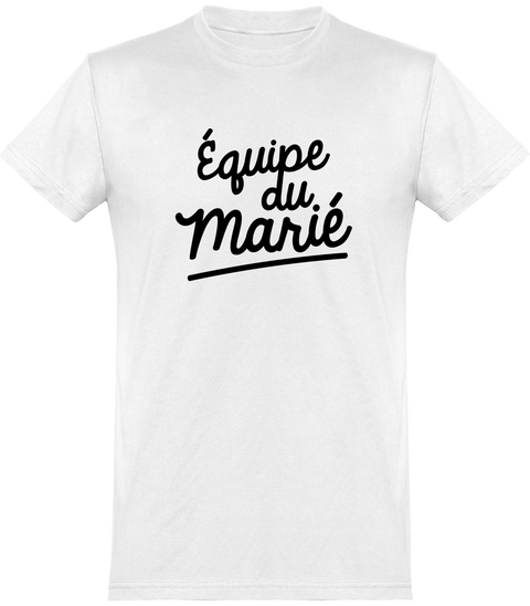  T shirt homme équipe du marié