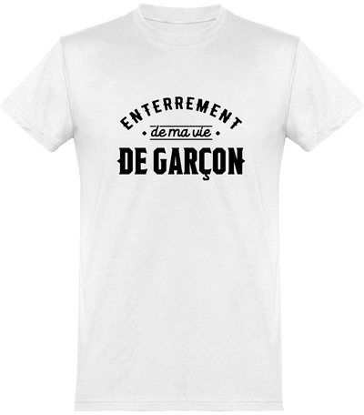  T shirt homme ma vie de garçon