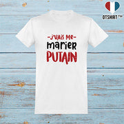  T shirt homme j'vais me marier putain