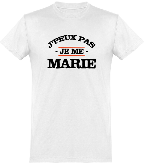  T shirt homme je me marie