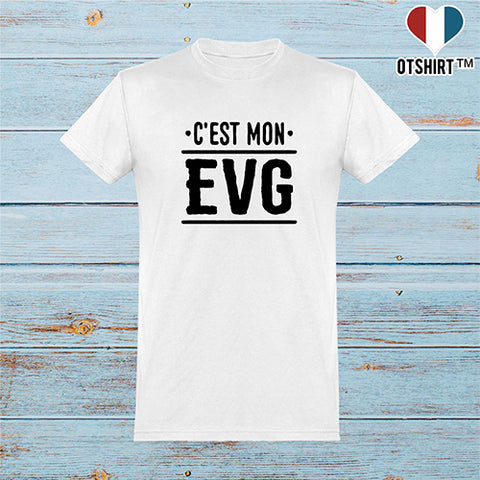  T shirt homme c'est mon evg 2