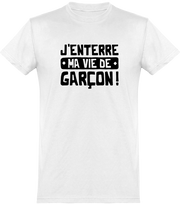  T shirt homme ma vie de garçon