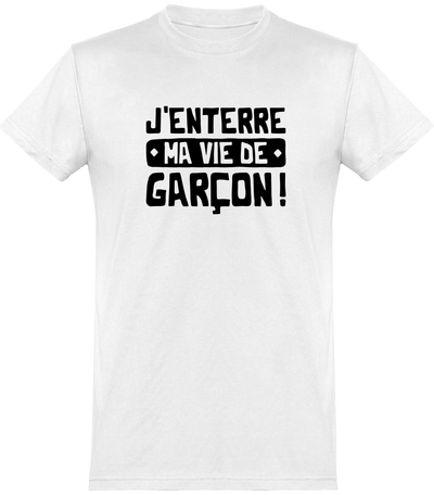  T shirt homme ma vie de garçon