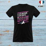 T shirt femme célibataire avec ma licorne