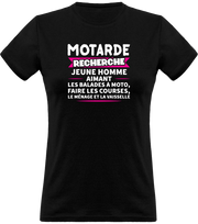 T shirt femme motarde recherche