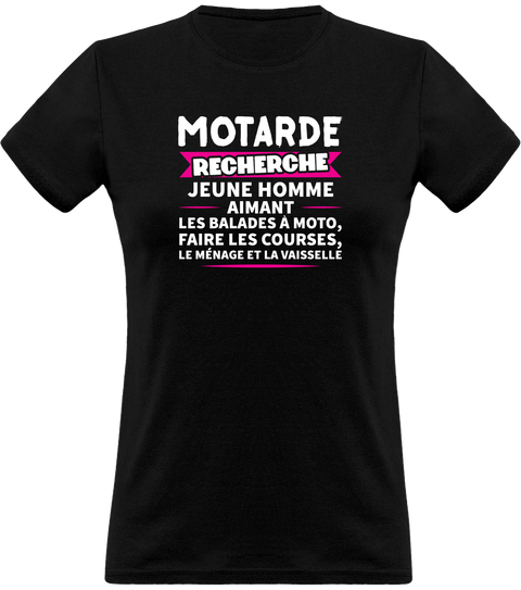 T shirt femme motarde recherche