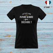 T shirt femme future mariée qui déchire