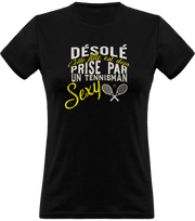 T shirt femme déjà prise par un tennisman