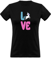 T shirt femme love