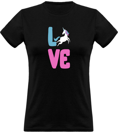 T shirt femme love