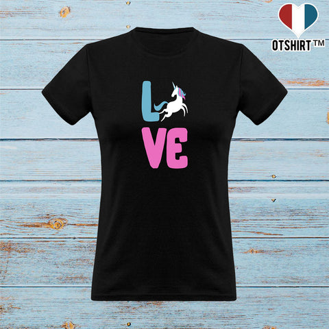T shirt femme love