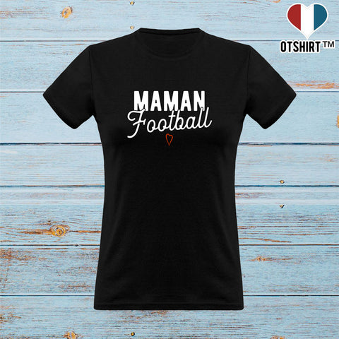 T shirt femme maman football