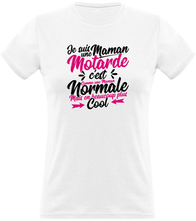 T shirt femme maman motarde plus cool t shirt