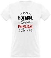 T shirt femme motarde et princesse