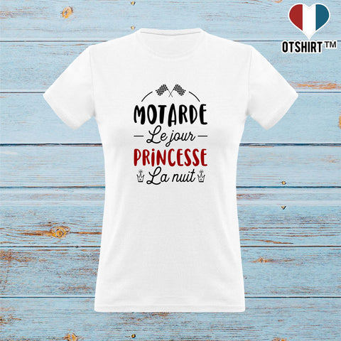 T shirt femme motarde et princesse