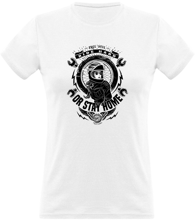 T shirt femme vintage ride hard