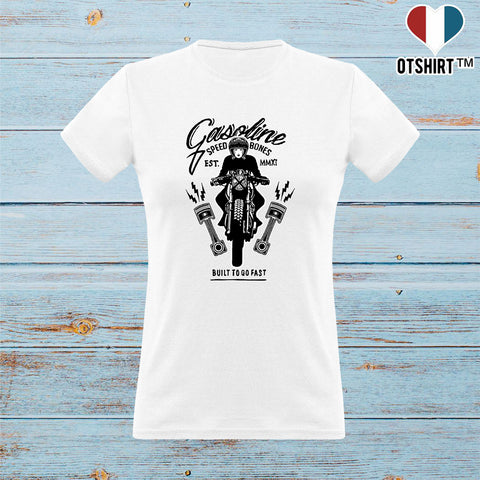 T shirt femme vintage gasoline
