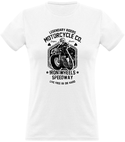 T shirt femme vintage live free