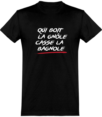  T shirt homme qui boit la gnole